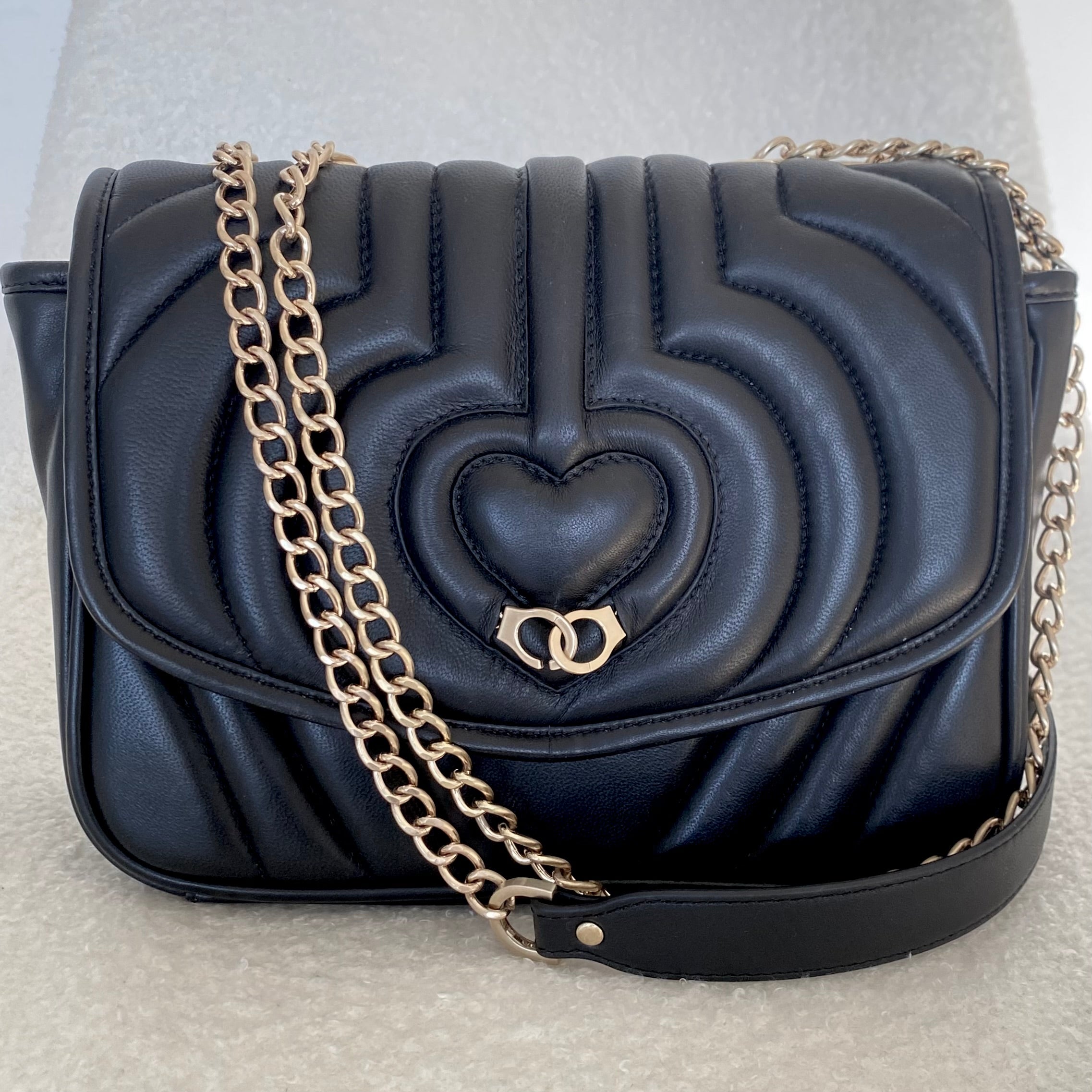 Sac trotteur à rabat - Noir