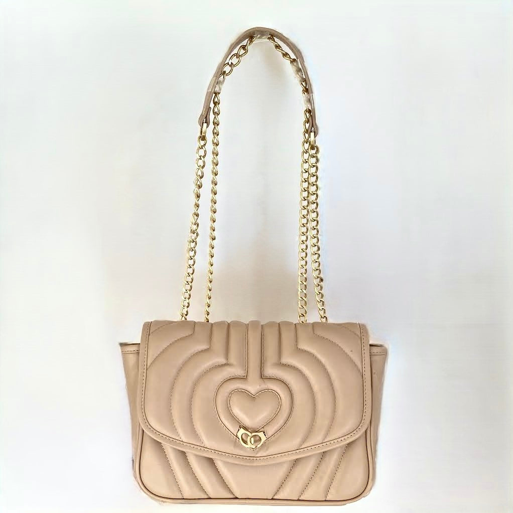 Sac trotteur à rabat - Beige