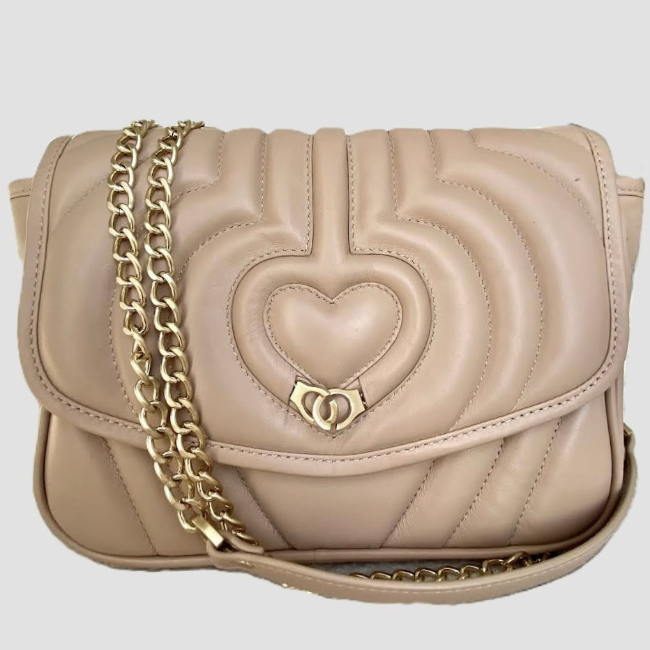 Sac trotteur à rabat - Beige