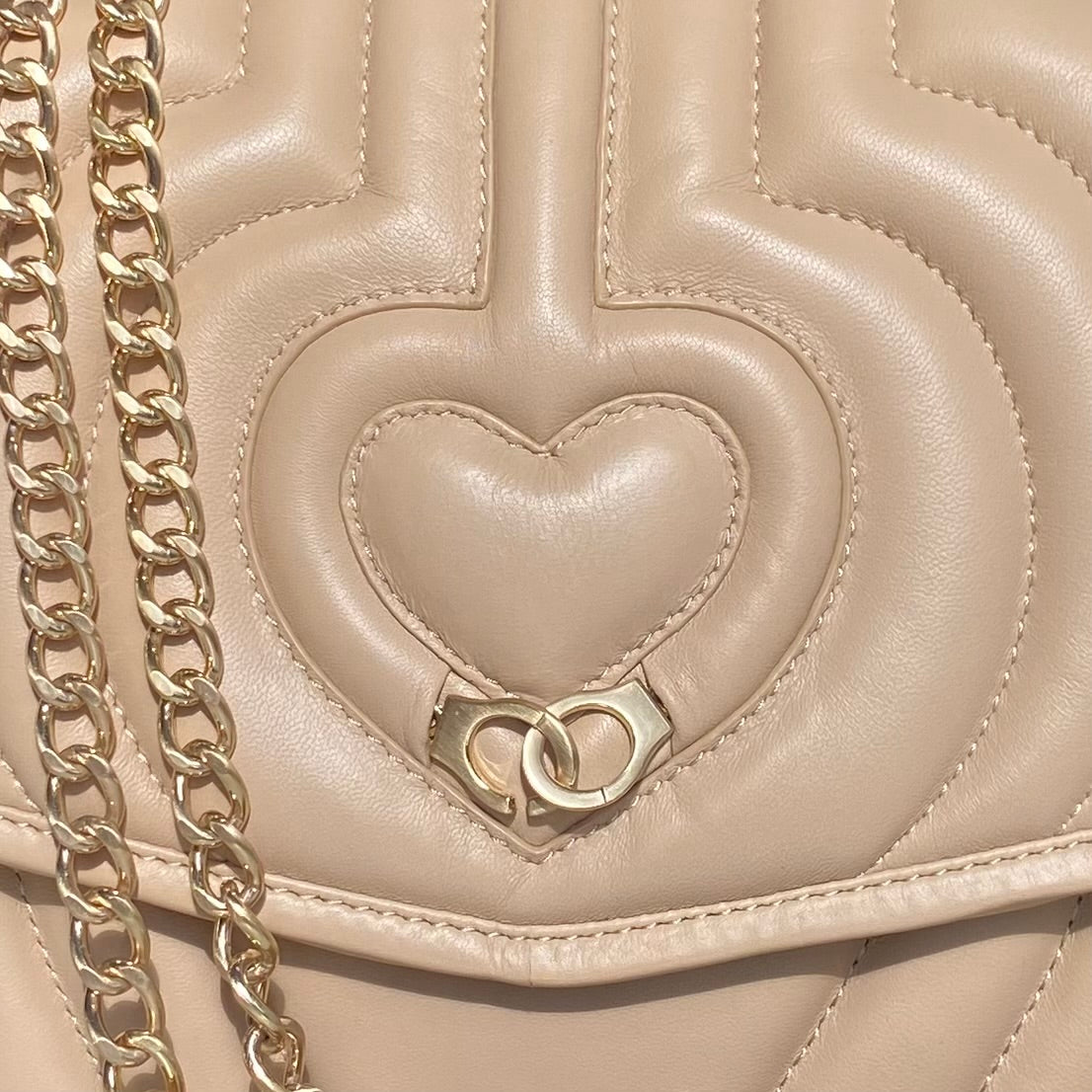 Sac trotteur à rabat - Beige